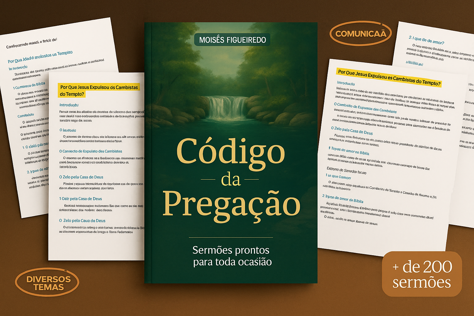 Código da Pregação - Mais de 200 sermões prontos